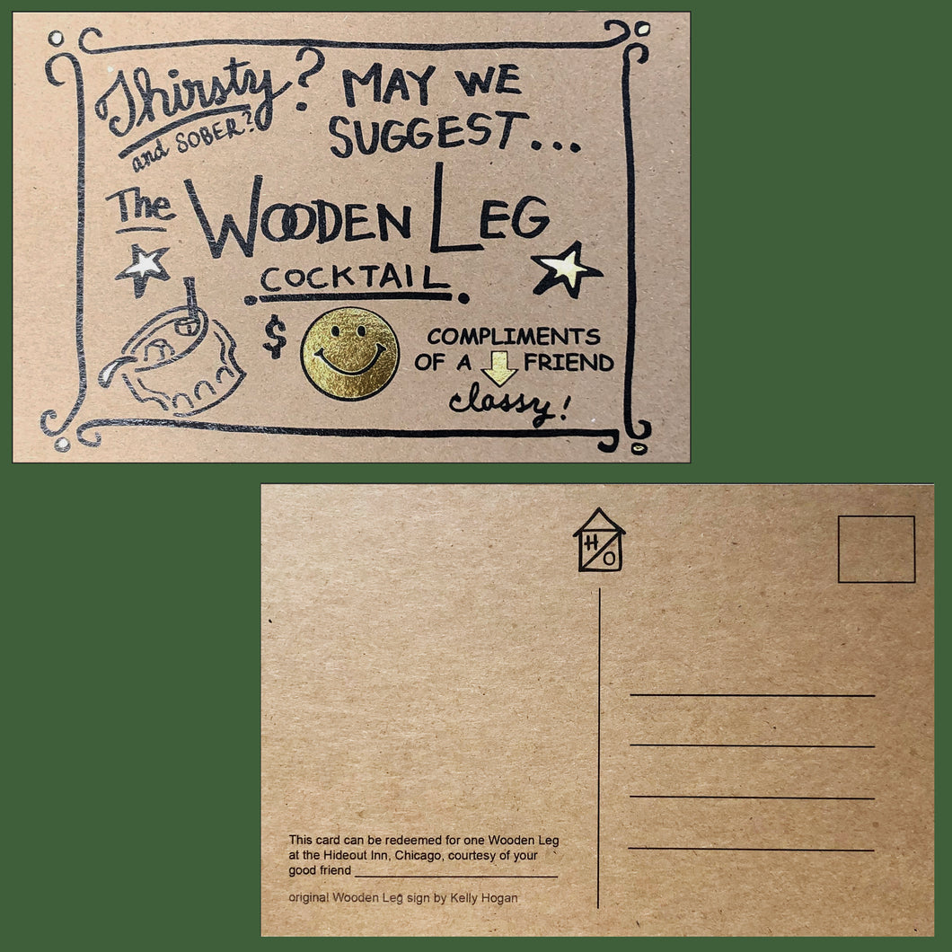 Wooden Leg Postcards