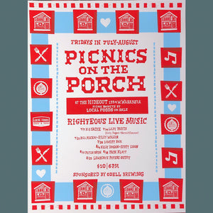 2017 Picnics on the Porch Poster