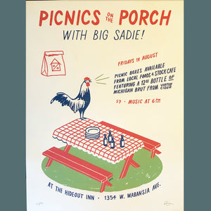 Picnics on the Porch with Big Sadie Poster
