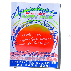 Apocalypse Honky Tonk Happy Hour Poster